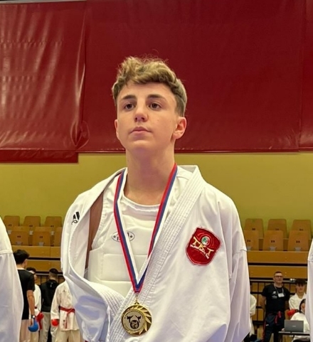 SPORT - Il venariese Fabrizio Giordano primo all'Open di karate a Velenje, in Slovenia