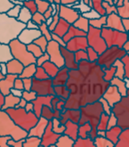 MAPPA CORONAVIRUS - Diminuiscono i casi a Venaria, Druento, Collegno, Rivoli, Pianezza