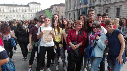 VENARIA - «Juvarra For Future»: anche i liceali venariesi alla manifestazione per il clima