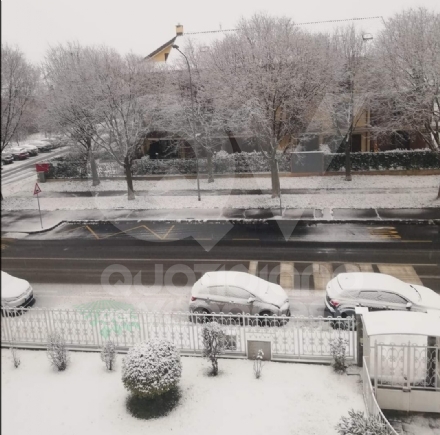 LA NEVE E' ARRIVATA - Strade imbiancate, mezzi spargisale in azione già dalla notte FOTO