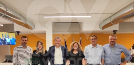 BORGARO - La Giunta Gambino: vicesindaco Chiancone, Lorenzi, Bertuol, Fabiano e Coneglian