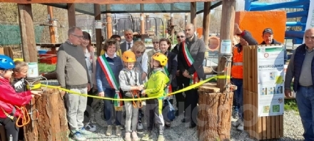 DRUENTO-ROBASSOMERO - Inaugurato il nuovo «Parco Avventura» a Cascina Oslera - FOTO