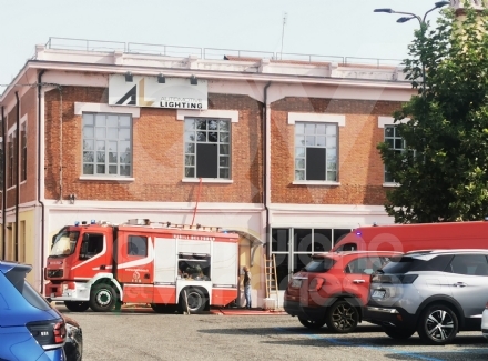 VENARIA - Incendio alla Marelli: evacuato tutto lo stabilimento di via Cavallo - FOTO