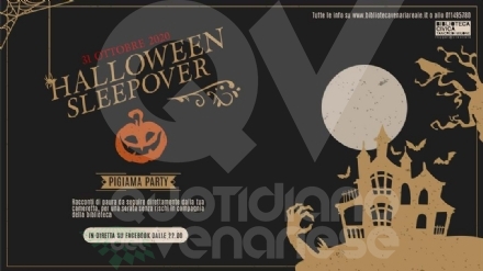 VENARIA - «Halloween Sleepover»: la Biblioteca organizza una festa attraverso Facebook