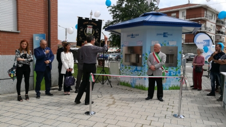 DRUENTO - Inaugurato il Punto Acqua di piazza del Filatoio