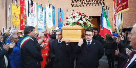 BORGARO - Il commosso saluto del sindaco Gambino all'amico Vincenzo Barrea