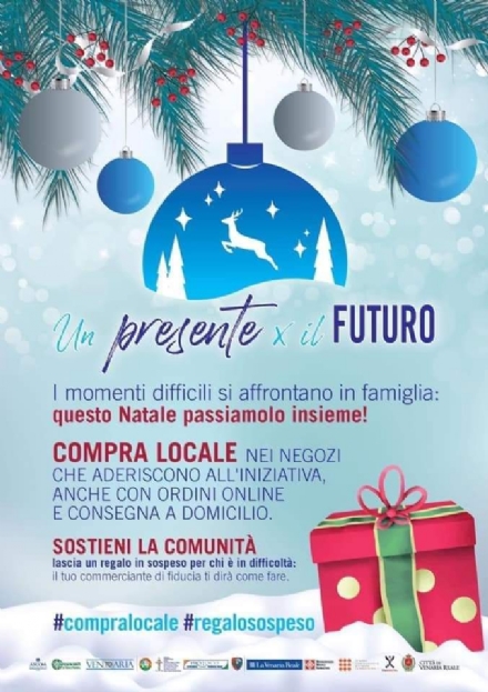 VENARIA - Si conclude «Un regalo sospeso». Giulivi: «una grande prova di generosità diffusa»
