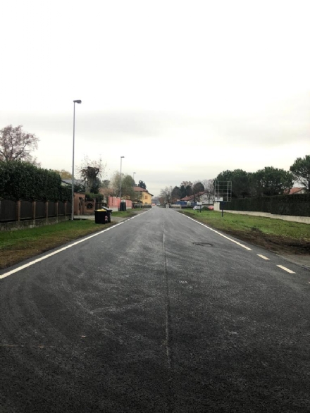 MAPPANO - Finiti i lavori in via Meucci: strada nuova dopo il maltempo
