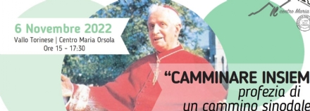 VALLO - Domani è tempo di «Camminare insieme», nel ricordo del Cardinale Michele Pellegrino e della sua lettera alla Diocesi