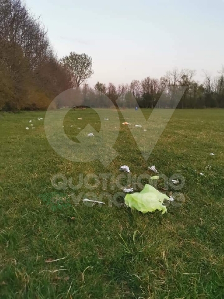 VENARIA - L'inciviltà si appropria del parco della Mandria: rifiuti abbandonati nel polmone verde