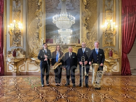 VENARIA - I quattro giovani musici che hanno suonato davanti al Presidente Mattarella - FOTO