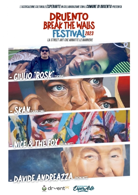 DRUENTO - Nasce il «Druento Break The Walls Festival»: i murales invaderanno il paese