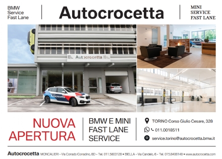 Autocrocetta apre il «BMW E MINI FAST LANE» in corso Giulio Cesare a Torino
