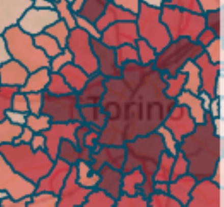 MAPPA CORONAVIRUS - Venaria 387, Collegno 605, Rivoli 582, Fiano 60, Druento 112, Borgaro 268