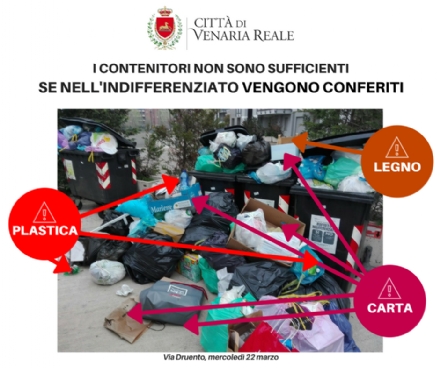 VENARIA - Ecco quali sono i condomini che differenziano in modo corretto