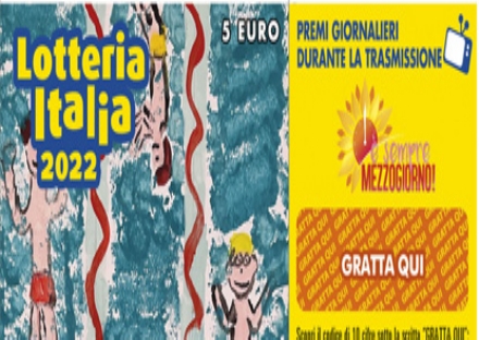 COLLEGNO - Lotteria Italia 2022-2023: vinto un premio da 20mila euro