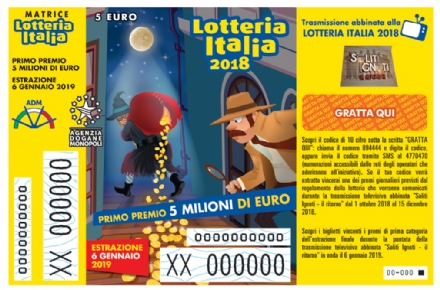 FIANO - Lotteria Italia, la Dea Bendata bacia il paese: vinto un premio da 25mila euro