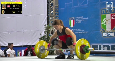 VENARIA - Pesistica, straordinaria Rebecca Scamuzzi: triplo bronzo agli Italiani - FOTO