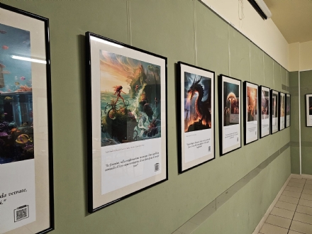 CASELLE - Successo per la «prima» della mostra «/Imagine – Creare immagini dalle Parole»: scuole protagoniste - FOTO