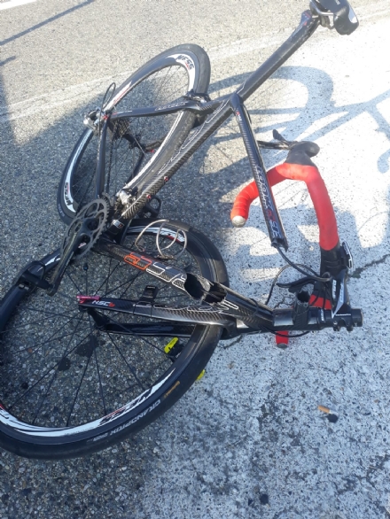 CASELLE - Ciclista si frattura il braccio dopo essere caduto lungo la nuova ciclabile