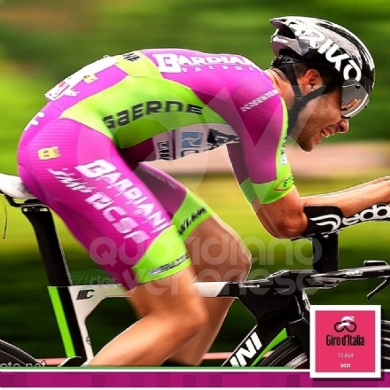 COLLEGNO - Emozione e fatica per Umberto Marengo al debutto nel Giro d'Italia