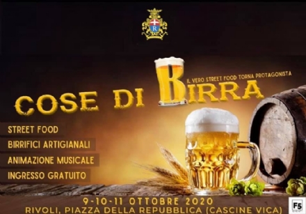 RIVOLI - In piazza della Repubblica, fino a domenica, arriva «Cose di Birra»