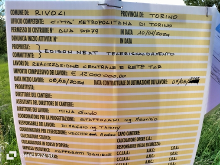 RIVOLI - Partiti i lavori per il teleriscaldamento ma Tragaioli annuncia il ricorso - FOTO