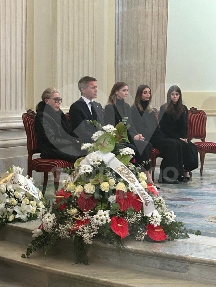 VENARIA - Il presidente del Senato, Ignazio La Russa, alla camera ardente di Vittorio Emanuele di Savoia - FOTO