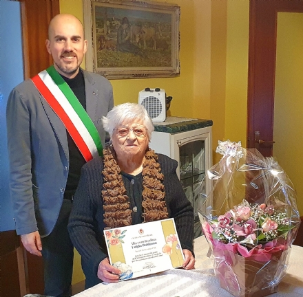 VENARIA - La Città omaggia Luisa Baldasso, 102 anni