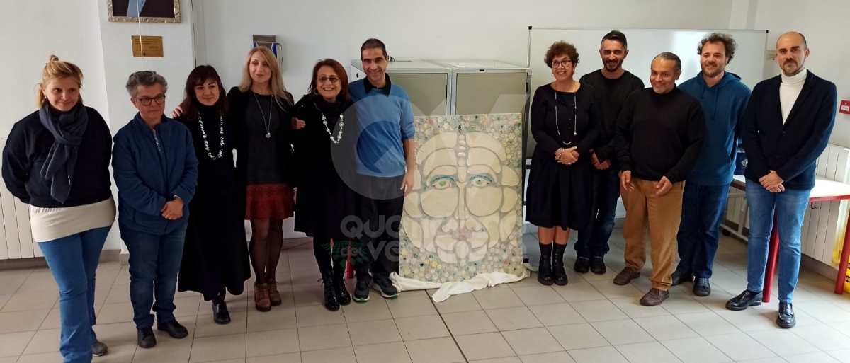 VENARIA - La meravigliosa opera d'arte dei ragazzi del Centro Socio Terapeutico donata alla Città - FOTO
