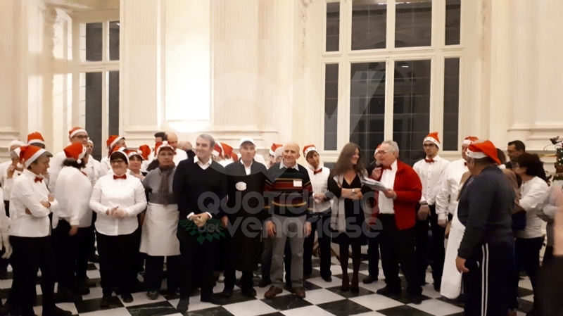 VENARIA - 420 partecipanti alla «Cena della solidarietà e della fratellanza» alla Reggia - FOTO