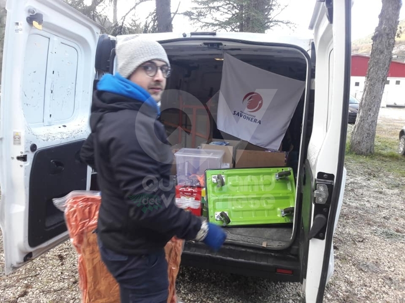 SAVONERA-VENARIA-COLLEGNO - L'Associazione Savonera ancora in aiuto delle zone terremotate