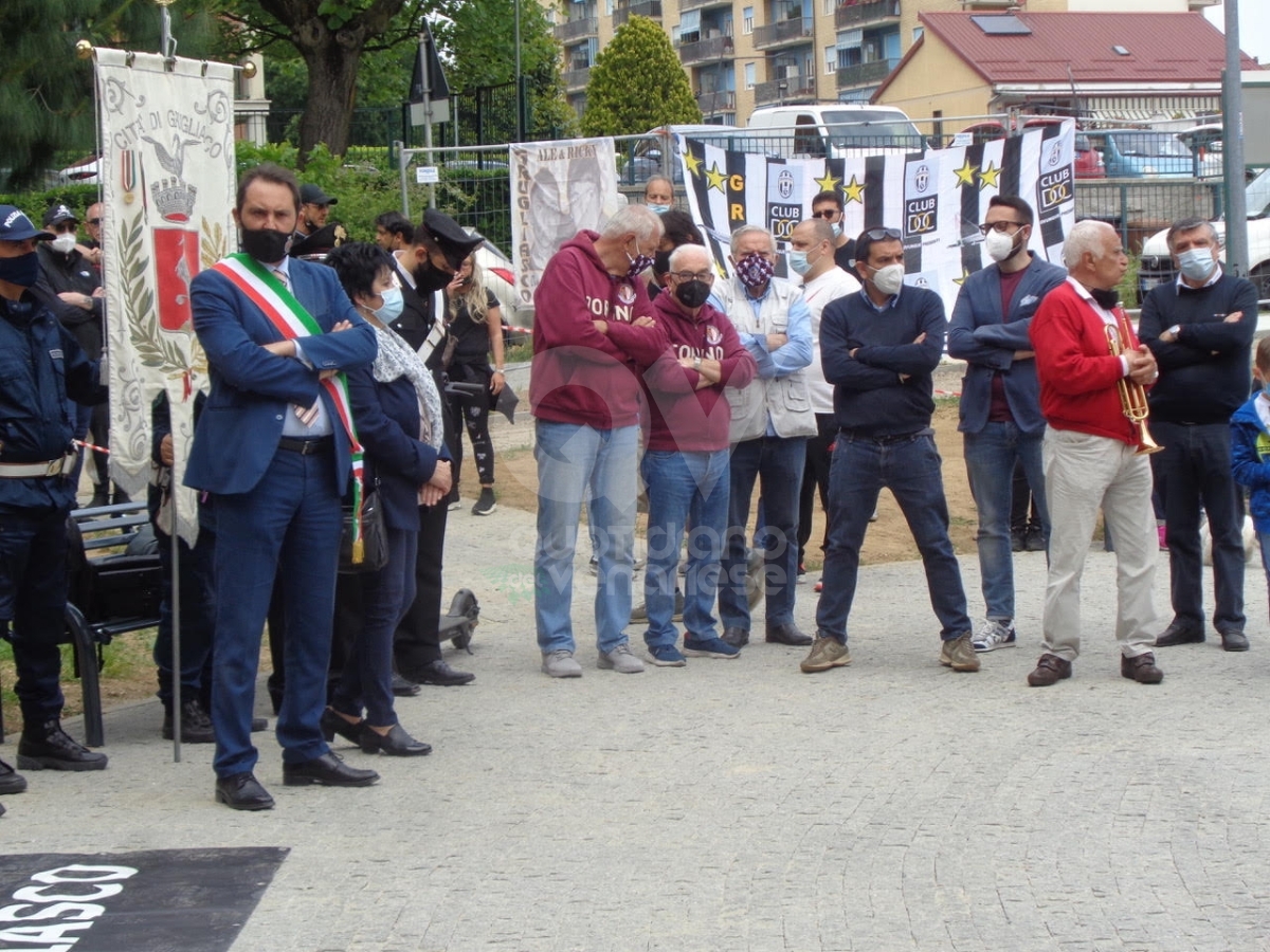 GRUGLIASCO - 39 pietre d'inciampo nel «giardino dell'Heysel» per ricordare la tragedia del 1985 - FOTO