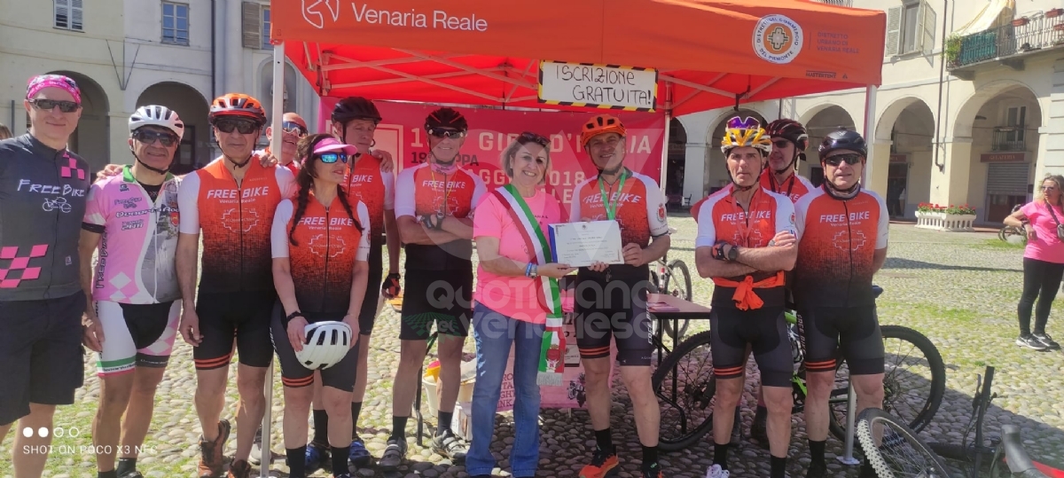 VENARIA-DRUENTO - Grande successo per la «Pedalata in Rosa» - FOTO
