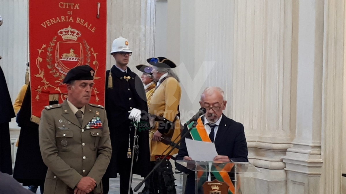VENARIA - La «Scuola di Cavalleria» è cittadina onoraria a 200 anni dalla fondazione - FOTO E VIDEO
