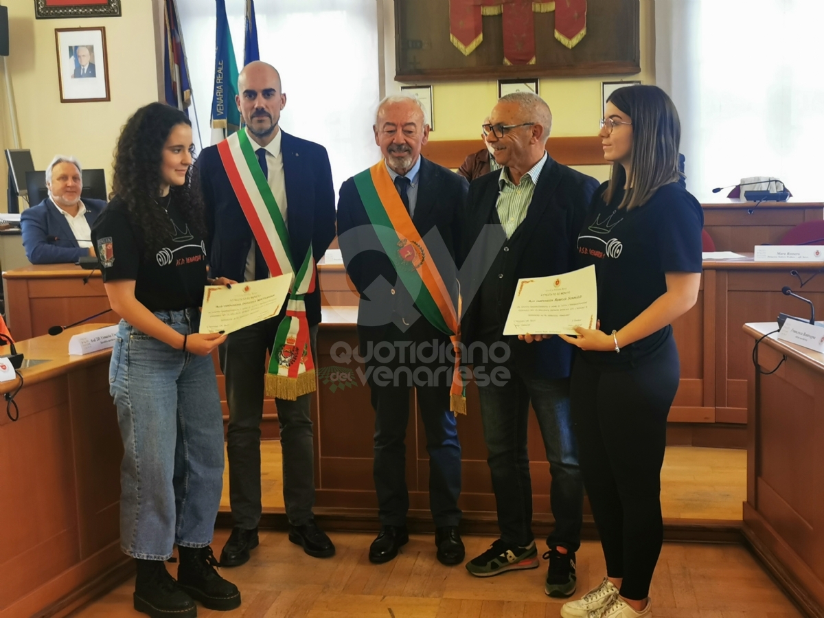 VENARIA - In sala consiliare premiate le «Eccellenze Sportive» - FOTO