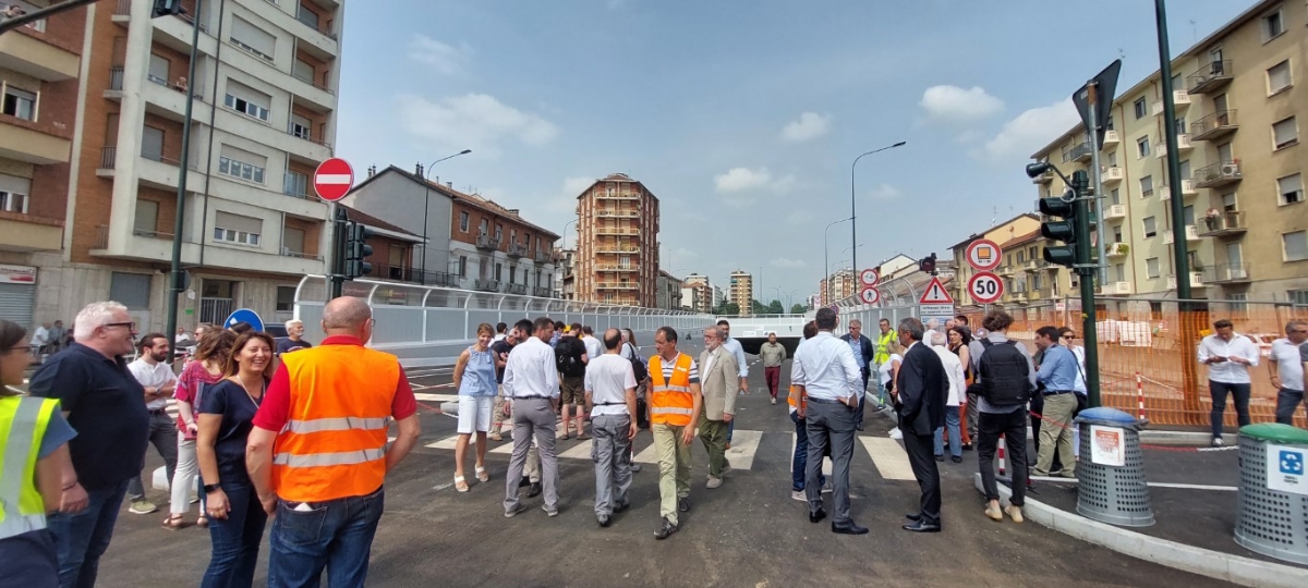 TORINO - Inaugurato il sottopasso di corso Potenza-corso Grosseto - FOTO