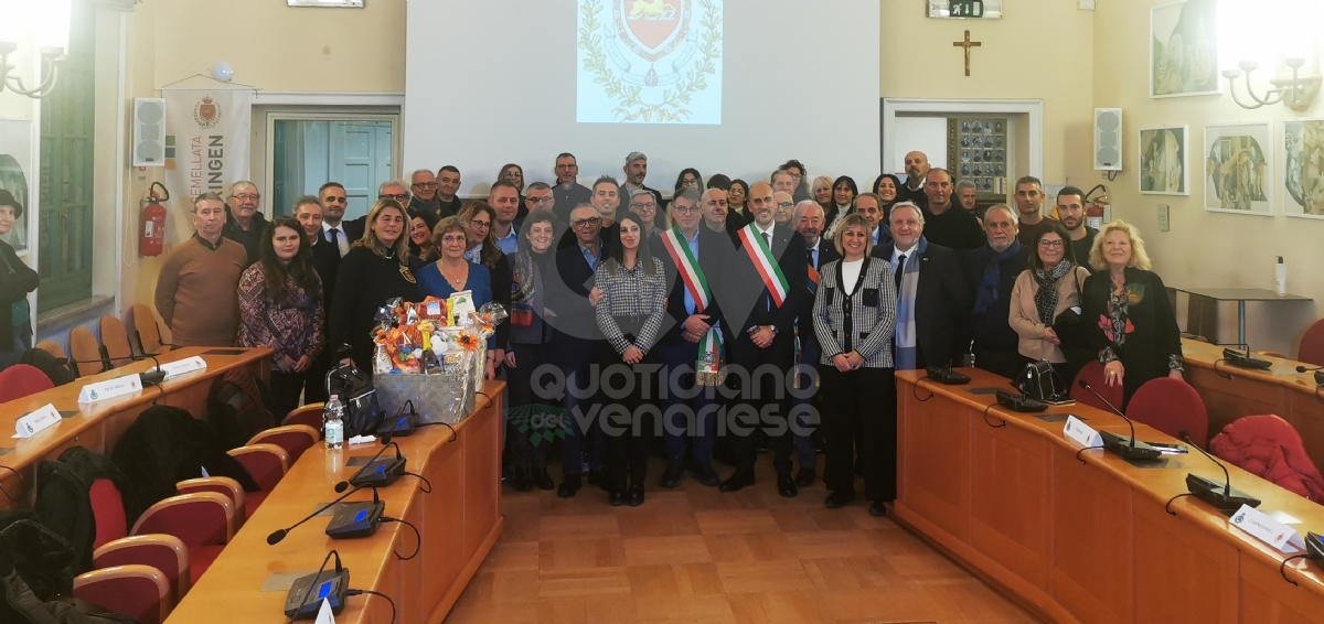 VENARIA - Il «patto d'amicizia» tra Venaria e San Donato di Ninea è realtà - FOTO E VIDEO