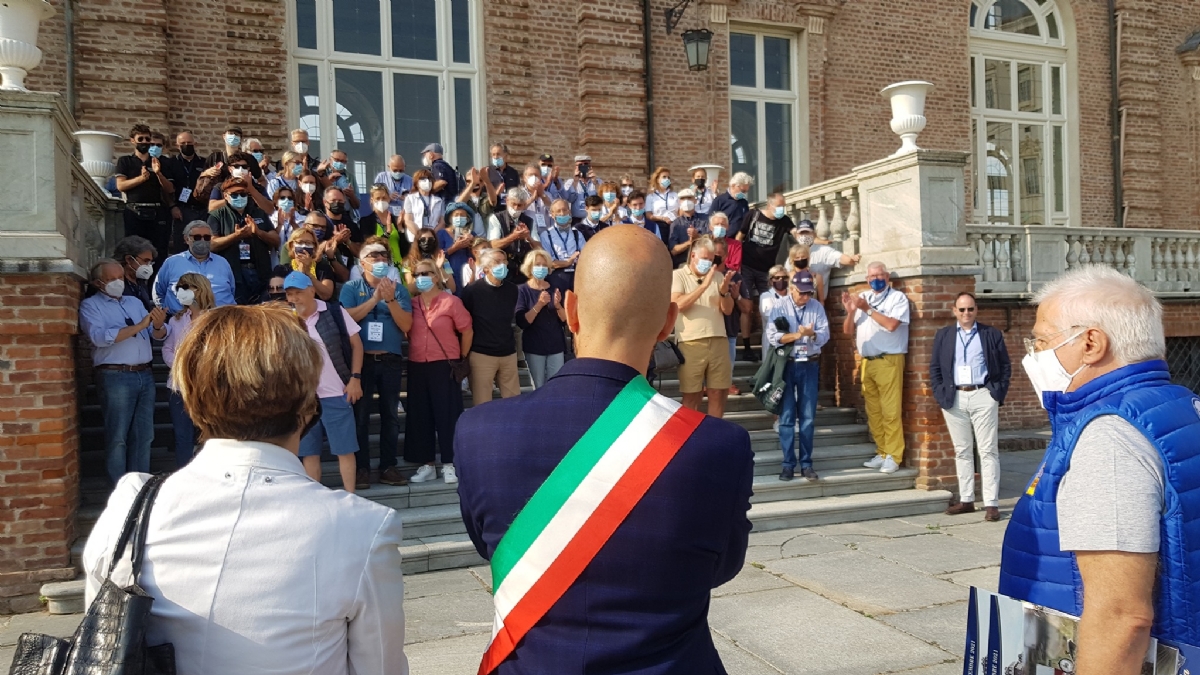 VENARIA - Il centro cittadino invaso di Lancia Lambda in occasione del centenario - FOTO
