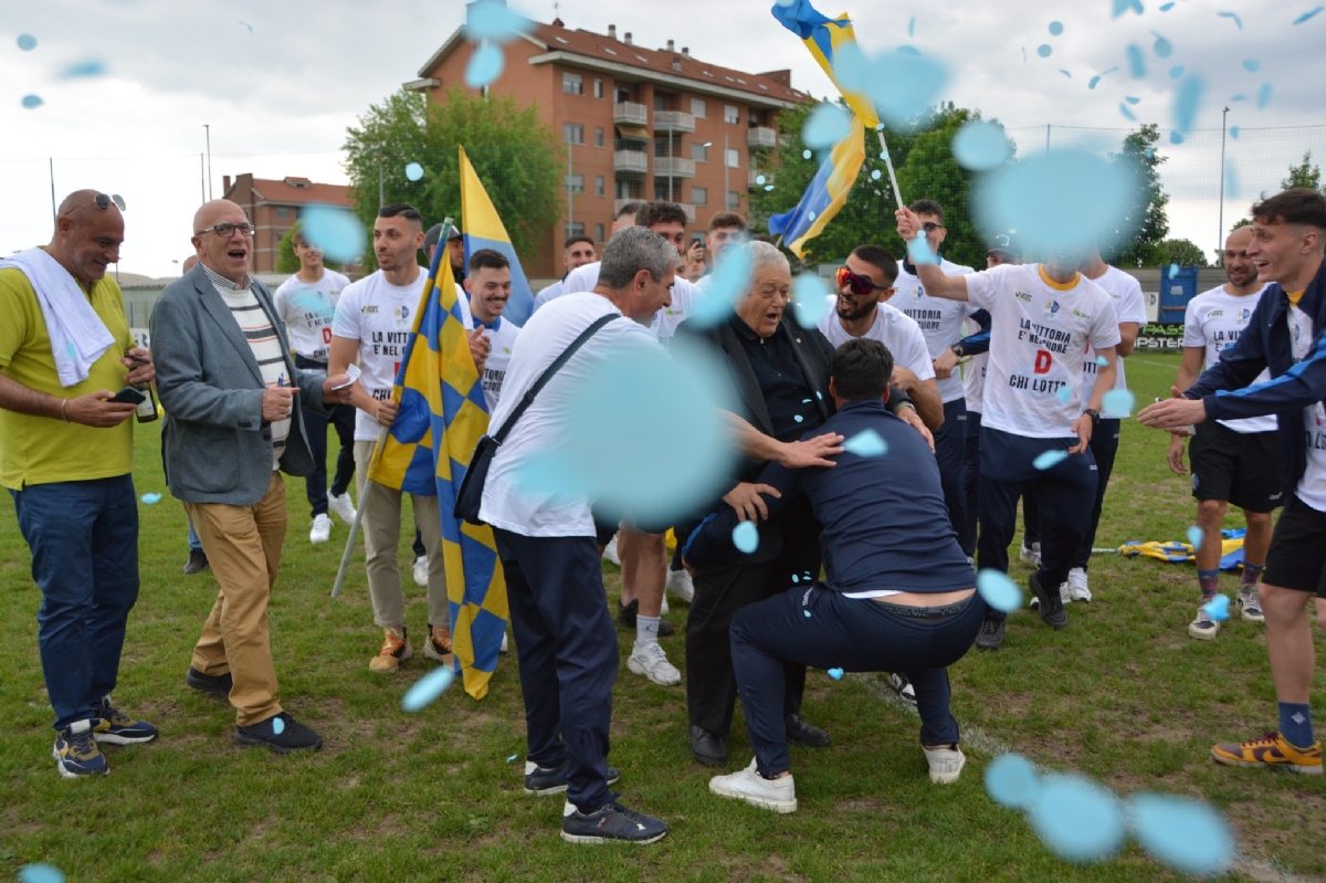 CALCIO - Un punto per la grande festa: IL BORGARO NOBIS E' IN SERIE D - LE FOTO