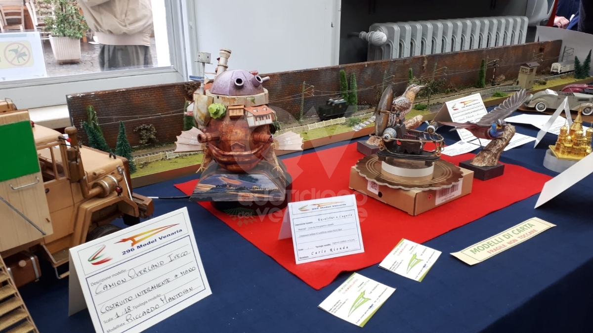 VENARIA - XXIX mostra di modellismo statico: il grande successo dei «296 Model» - FOTO