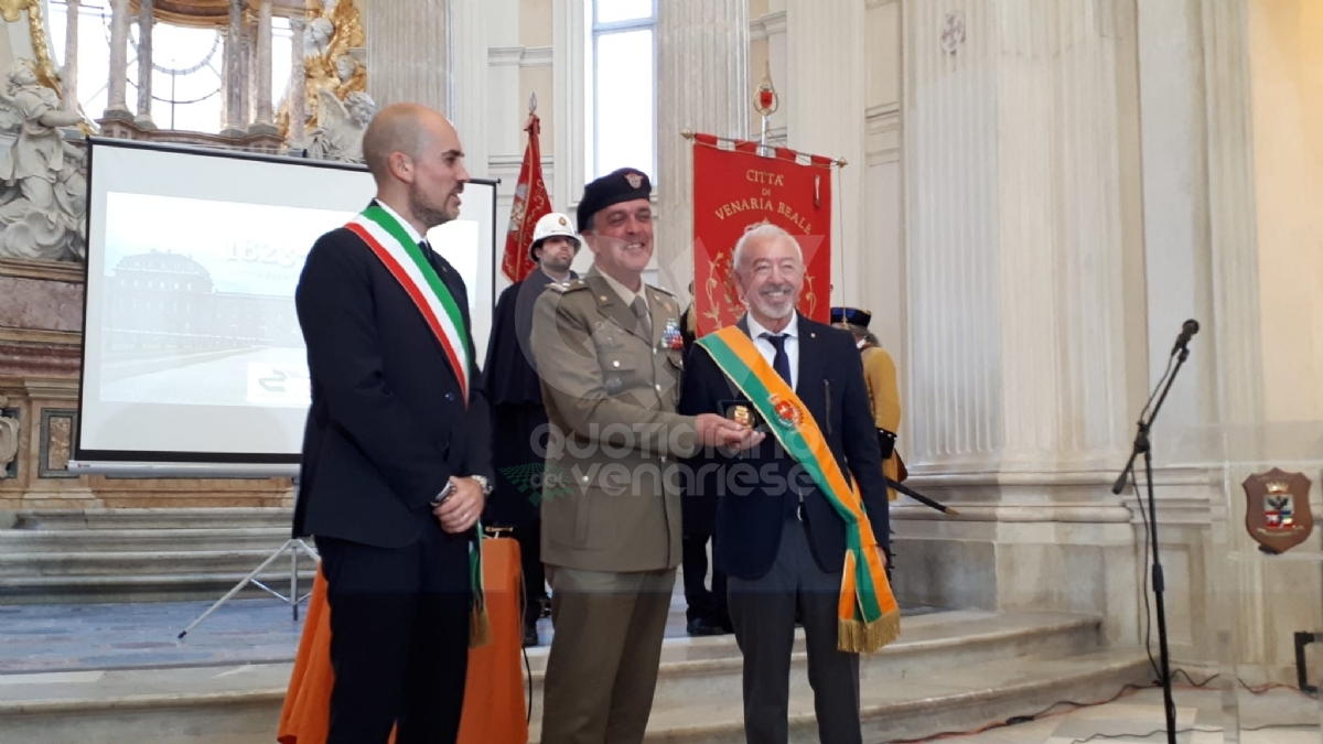 VENARIA - La «Scuola di Cavalleria» è cittadina onoraria a 200 anni dalla fondazione - FOTO E VIDEO