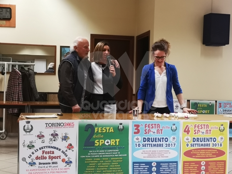 DRUENTO - «Festa dello Sport»: un premio per le associazioni sportive del territorio