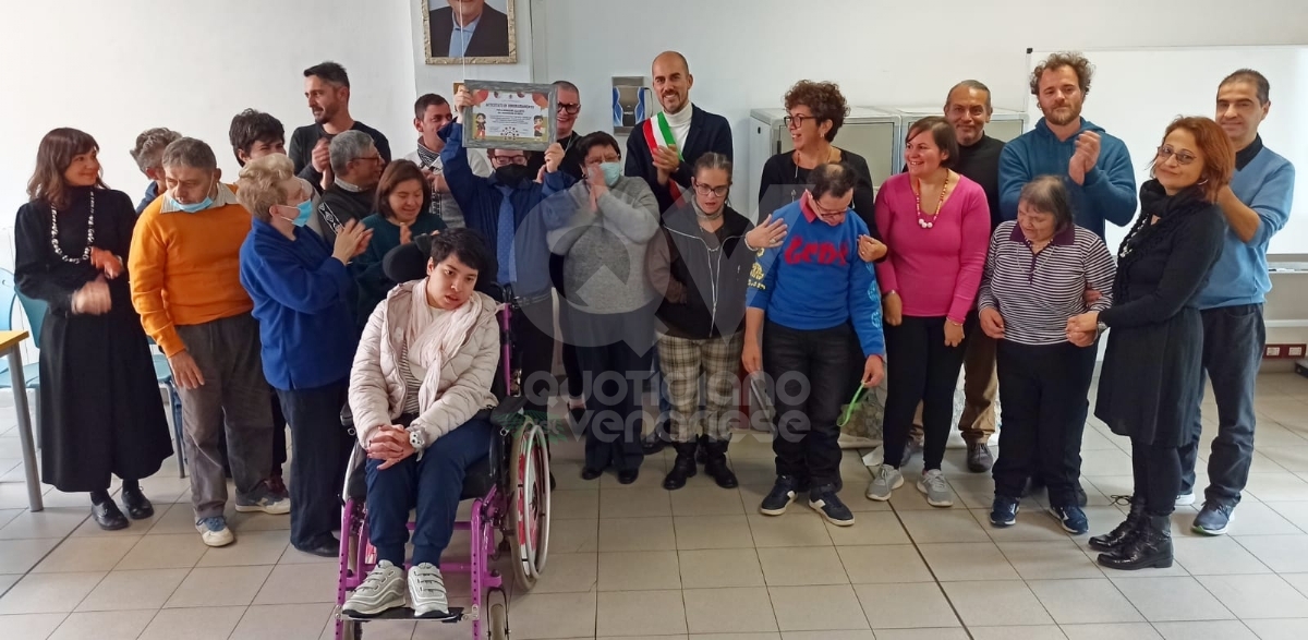 VENARIA - La meravigliosa opera d'arte dei ragazzi del Centro Socio Terapeutico donata alla Città - FOTO