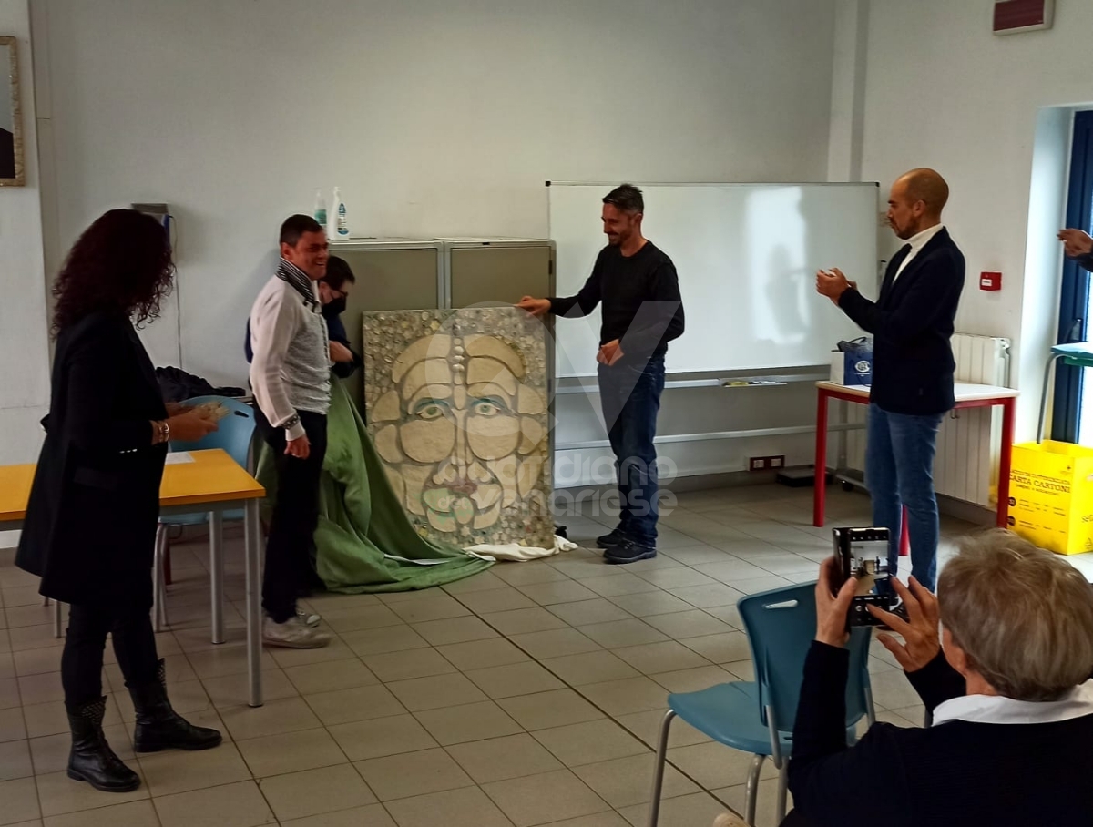 VENARIA - La meravigliosa opera d'arte dei ragazzi del Centro Socio Terapeutico donata alla Città - FOTO