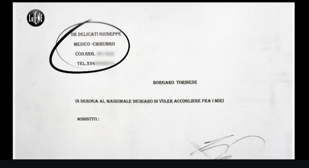 BORGARO - «Le Iene» nello studio del dottor Delicati: «Non mi curo di loro e vado avanti» - FOTO