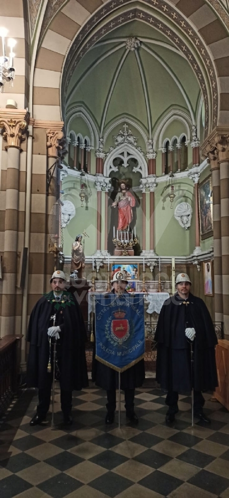 VENARIA ALTESSANO - Celebrato San Sebastiano, Patrono della Polizia Locale - FOTO