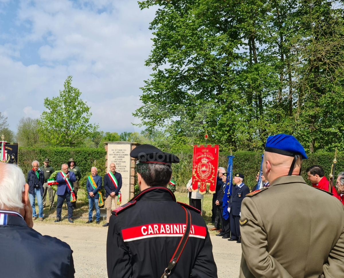 VENARIA - 25 APRILE: Bambini protagonisti alle celebrazioni per la Liberazione - FOTO