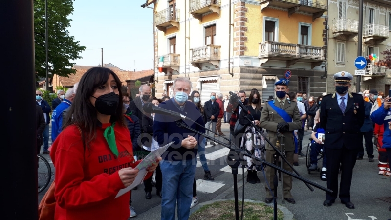 VENARIA - La Città celebra il 25 aprile, Festa di Liberazione - FOTO