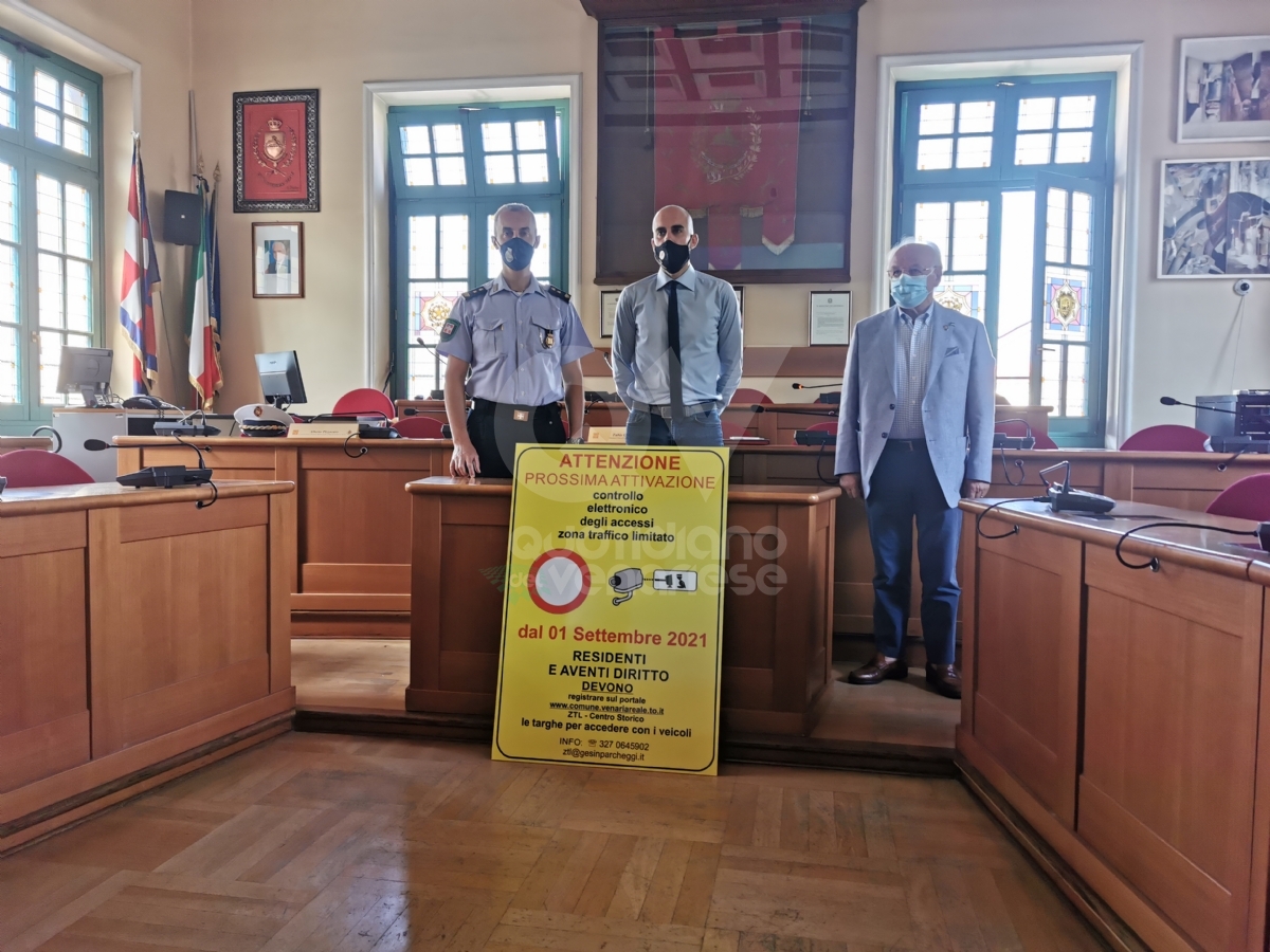 VENARIA - Entra in funzione la Ztl nel centro storico cittadino